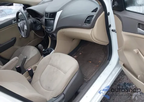 2012 Hyundai Accent Gls z USA, uszkodzony, nr VIN KMHCT4AE2CU254355